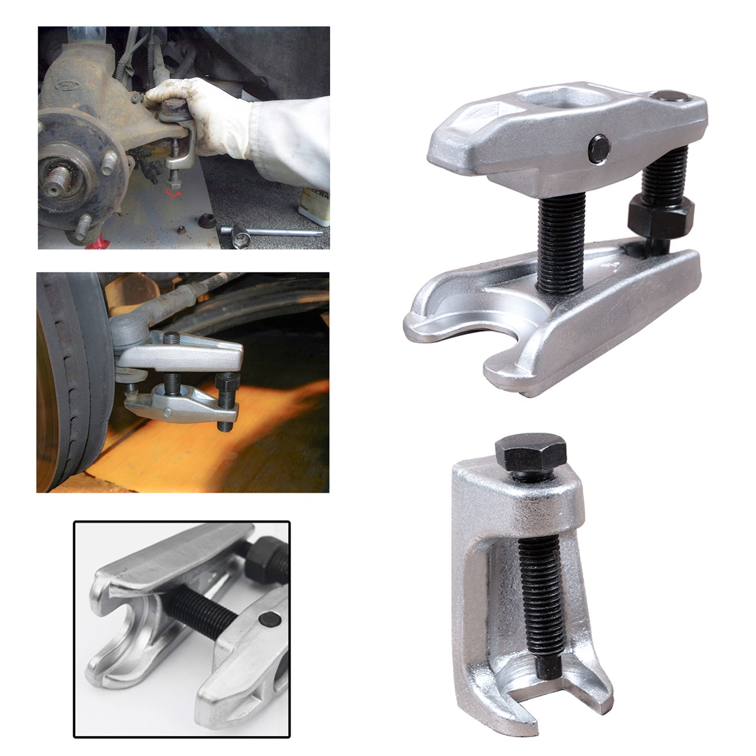 2 pcs Rotule de barre d'accouplement Autres outils pour l'automobile  Extracteur de joint de cardan Extracteur d'outil pour l'automobile