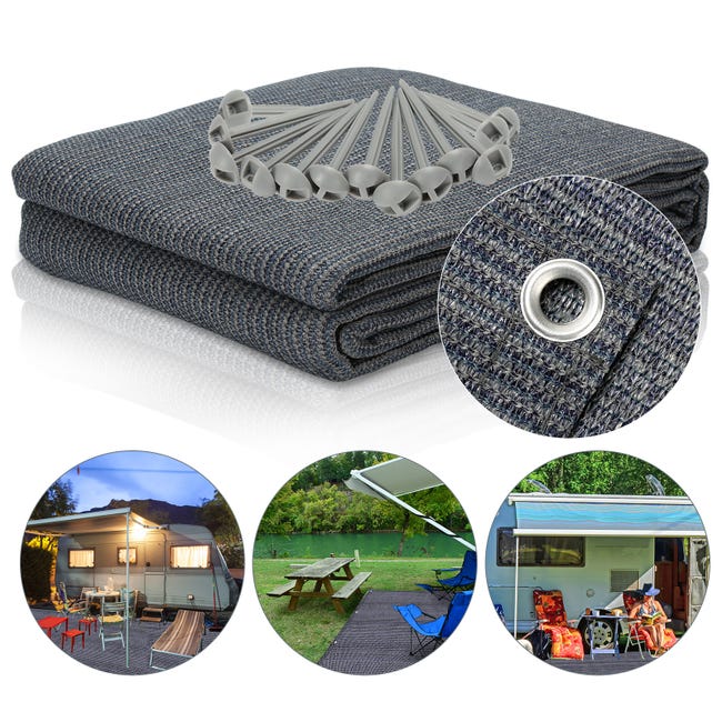 Altura de toldo alfombra impermeable carpa de carpa exterior carpa de carpa  picnic picnic cobertura de caravana 300x300cm