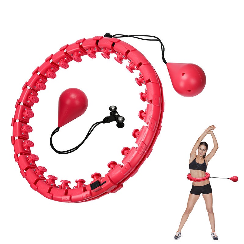 24 piezas Smart Hula Hoop con contador para mejorar la postura ajustable  1,2 kg