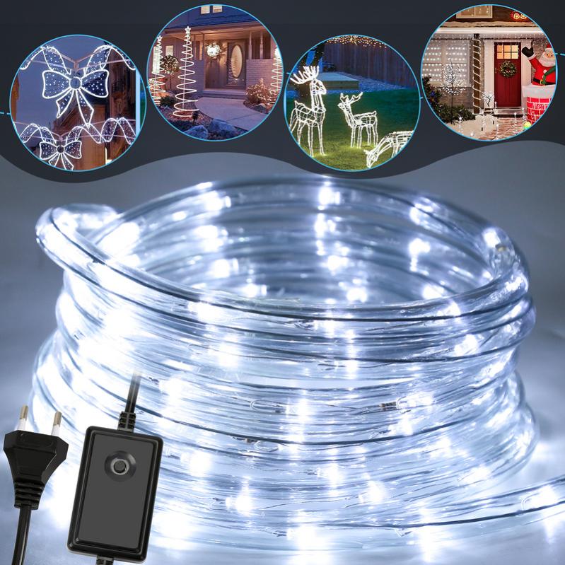 Luce A Corda LED 2 Fili 1 Metro – Bianco Freddo Per Interni Ed Esterni