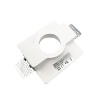 Porta Faretto Orientabile Incasso 90mm Quadrato Luci Soffitto Lampade Gu10 Gu5 3 Colore Nero 84733869 - Foto 3