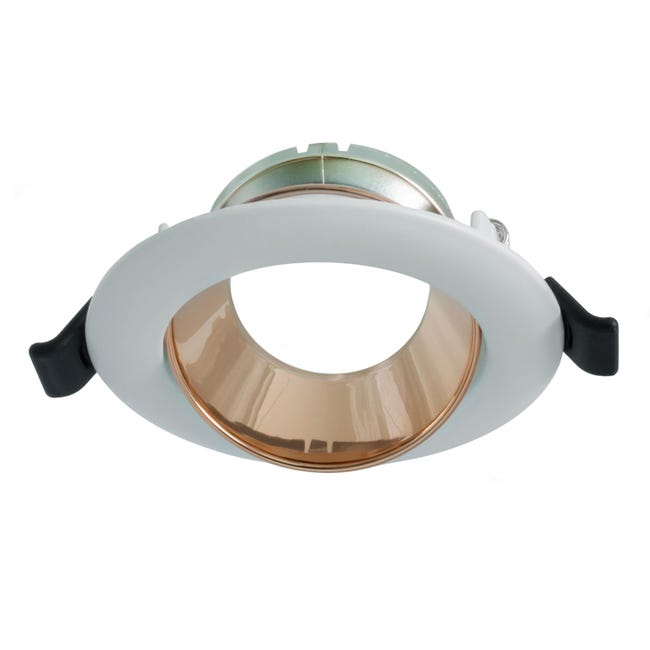 Porta Faretto Orientabile Incasso 90mm Quadrato Luci Soffitto Lampade Gu10 Gu5 3 Colore Nero 84733869 - Foto 1