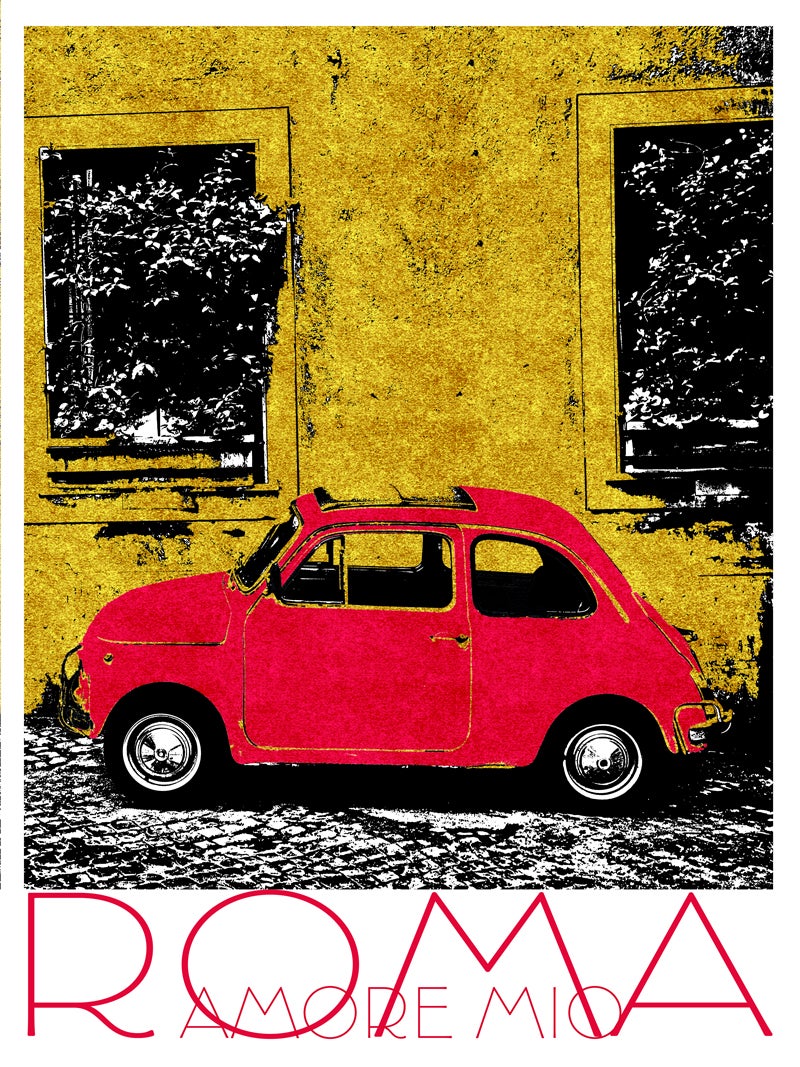 Comprar Roma - póster 21x30 con Marco Negro online
