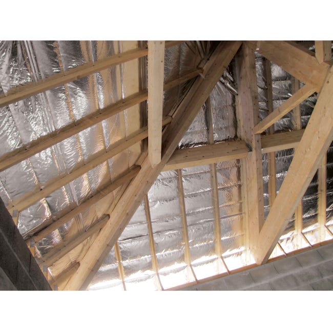 EURO VANADIUM - Isolant Multicouche Mince pour toiture et rénovation -  Isolation Thermique et phonique découpable 27 épaisseurs 15 m² : :  Bricolage
