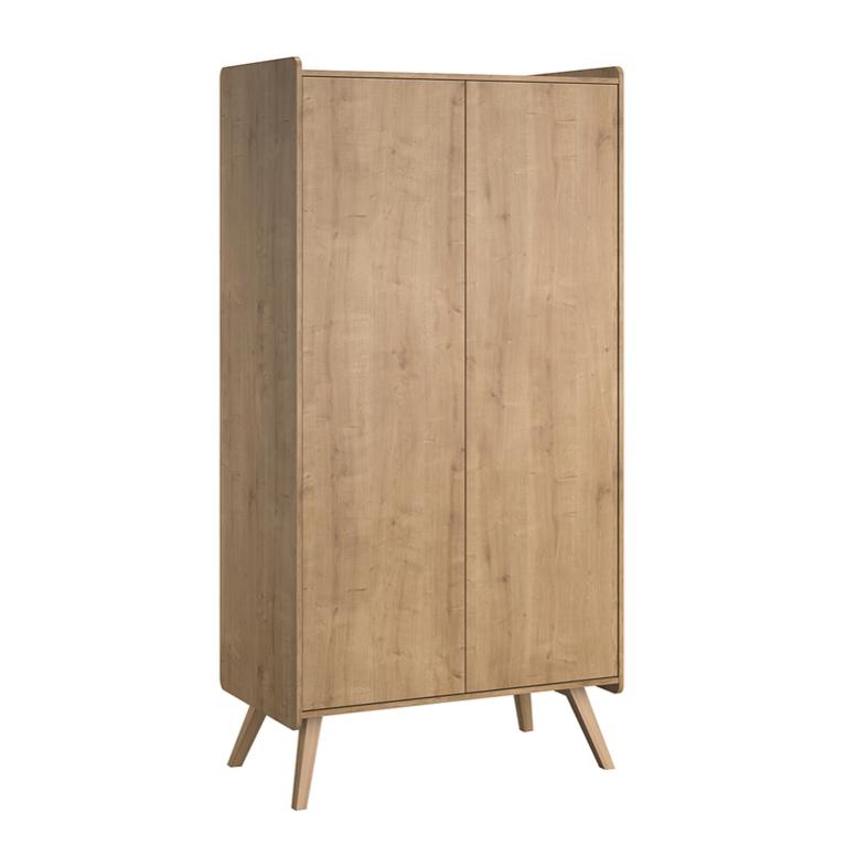 Armoire 2 portes Vintage Bois Leroy Merlin