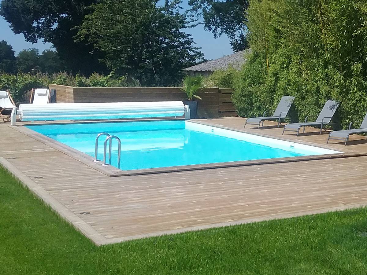 HAWI - Kit piscine rectangulaire hors sol 4,04 x 2,01 x 1 m