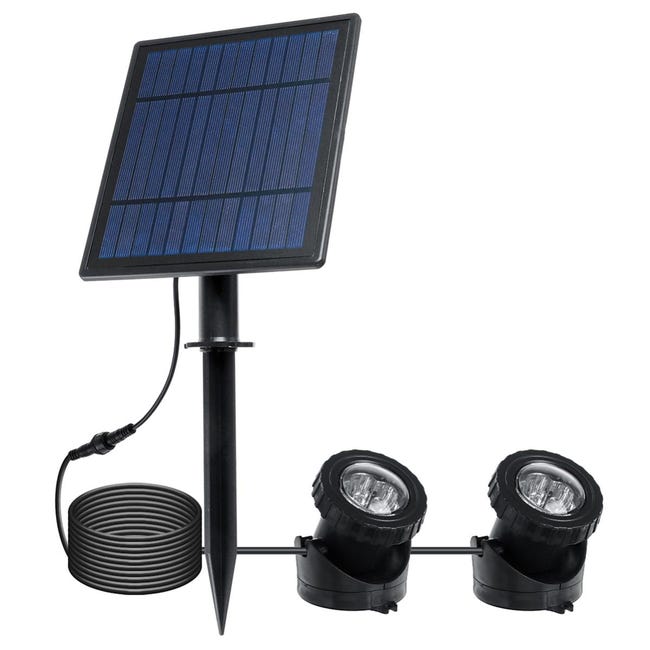 Luci Solari Da Esterno In Confezione Da 2, Applique Solare, Lampada Solare Da Giardino, Impermeabile IP65 | Leroy Merlin - Foto 12