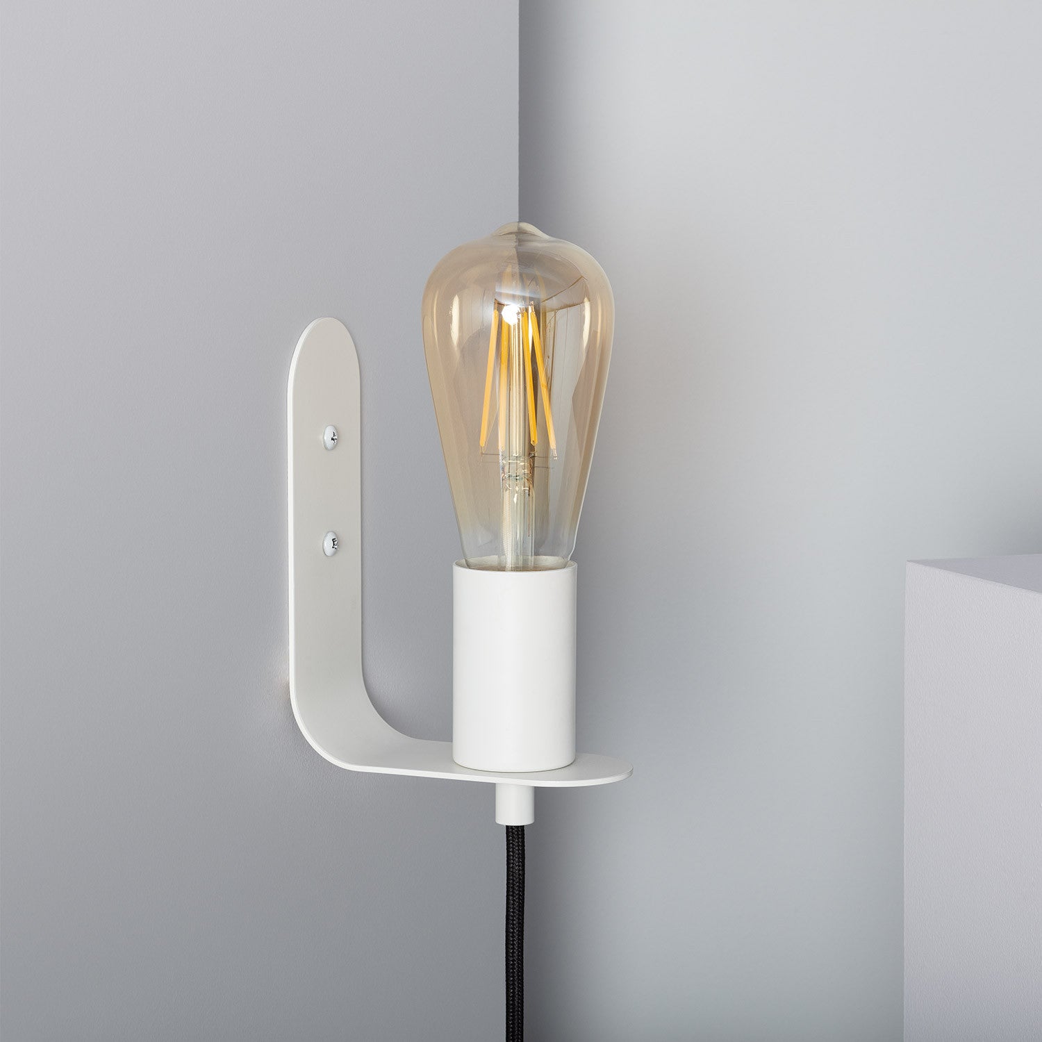 Ledkia lámpara de pared de aluminio utala blanco