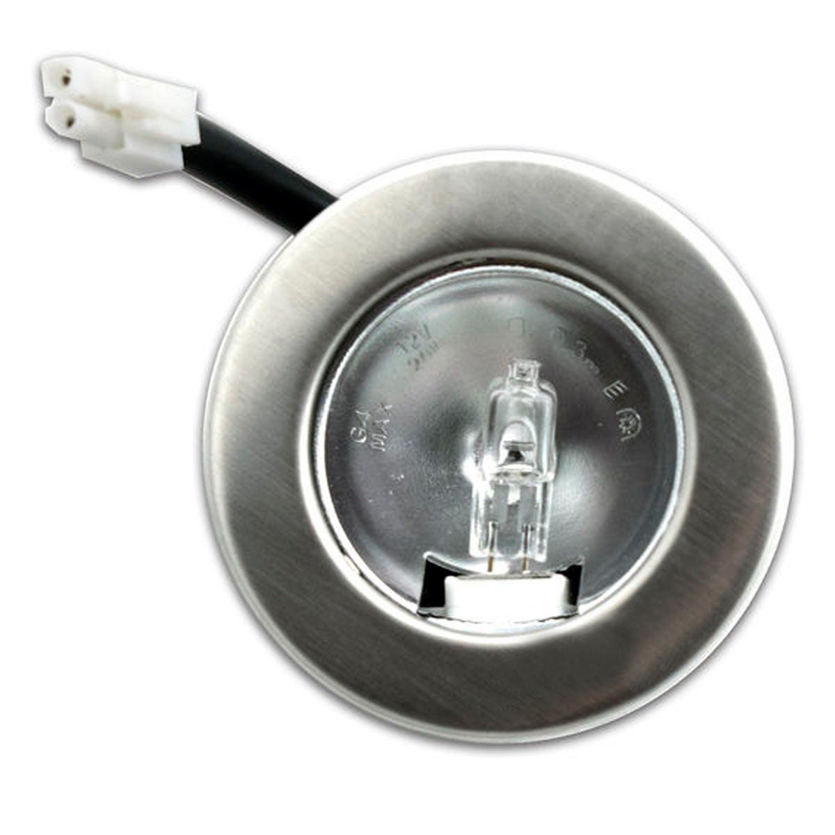Bombilla halógena para campana extractora de humo de vidrio transparente,  lámpara de armario, ventilador, 230V, 2