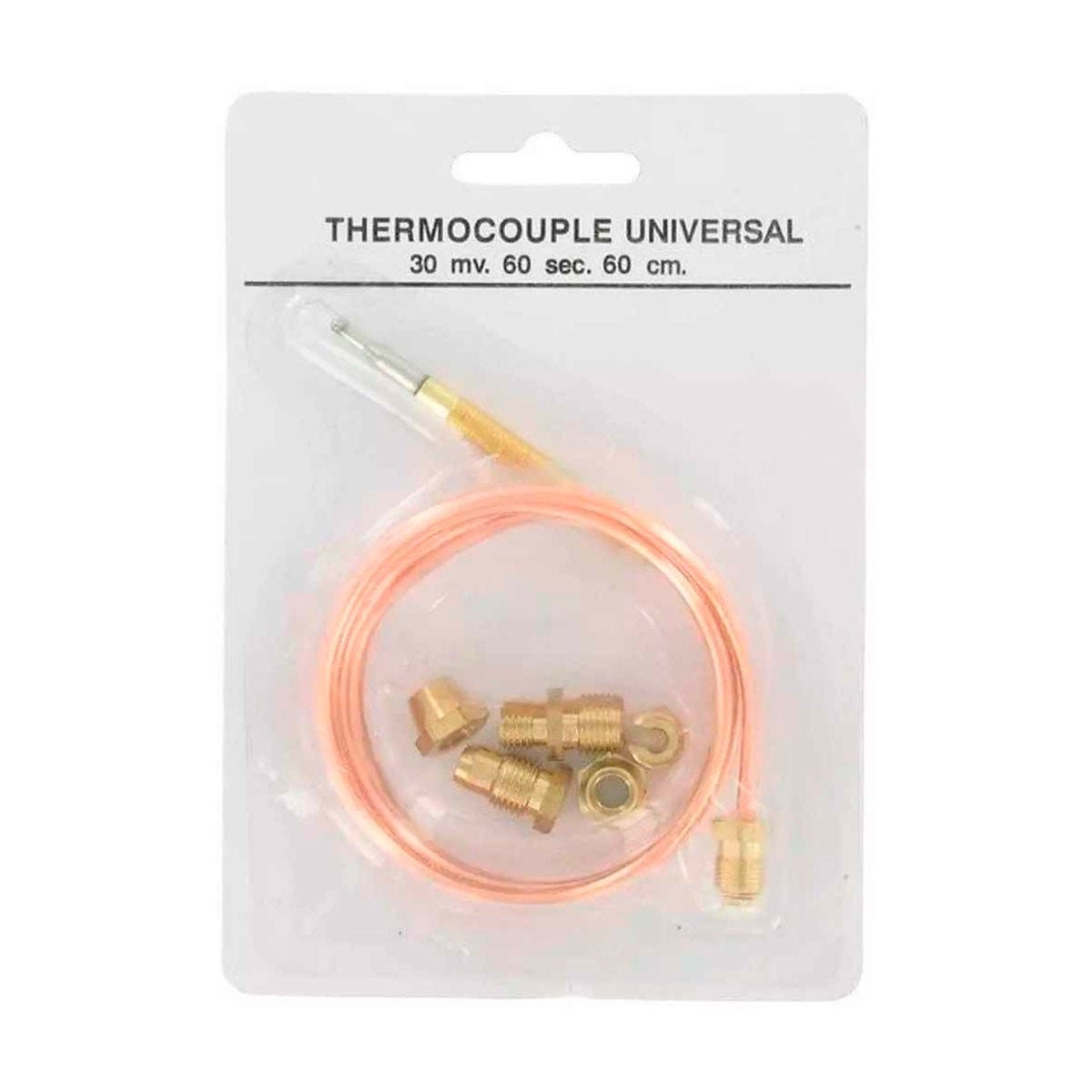 Ensemble de thermocouple universel pour gaz de 600 mm (5 accessoires), Thermocouples, Bougies et Electrodes Cuisiniere