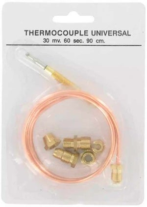 Kit Thermocouple À Gaz Universel 1500 Mm Avec Accessoires