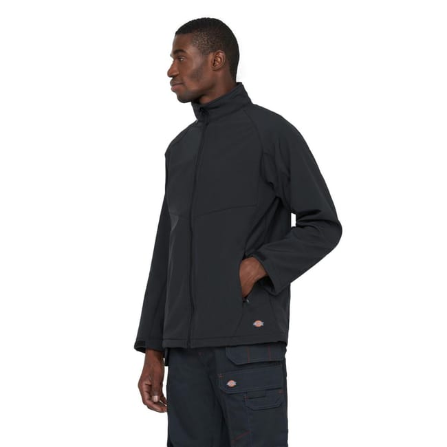 Veste de travail softshell pour homme noir Dickies Taille L Leroy Merlin