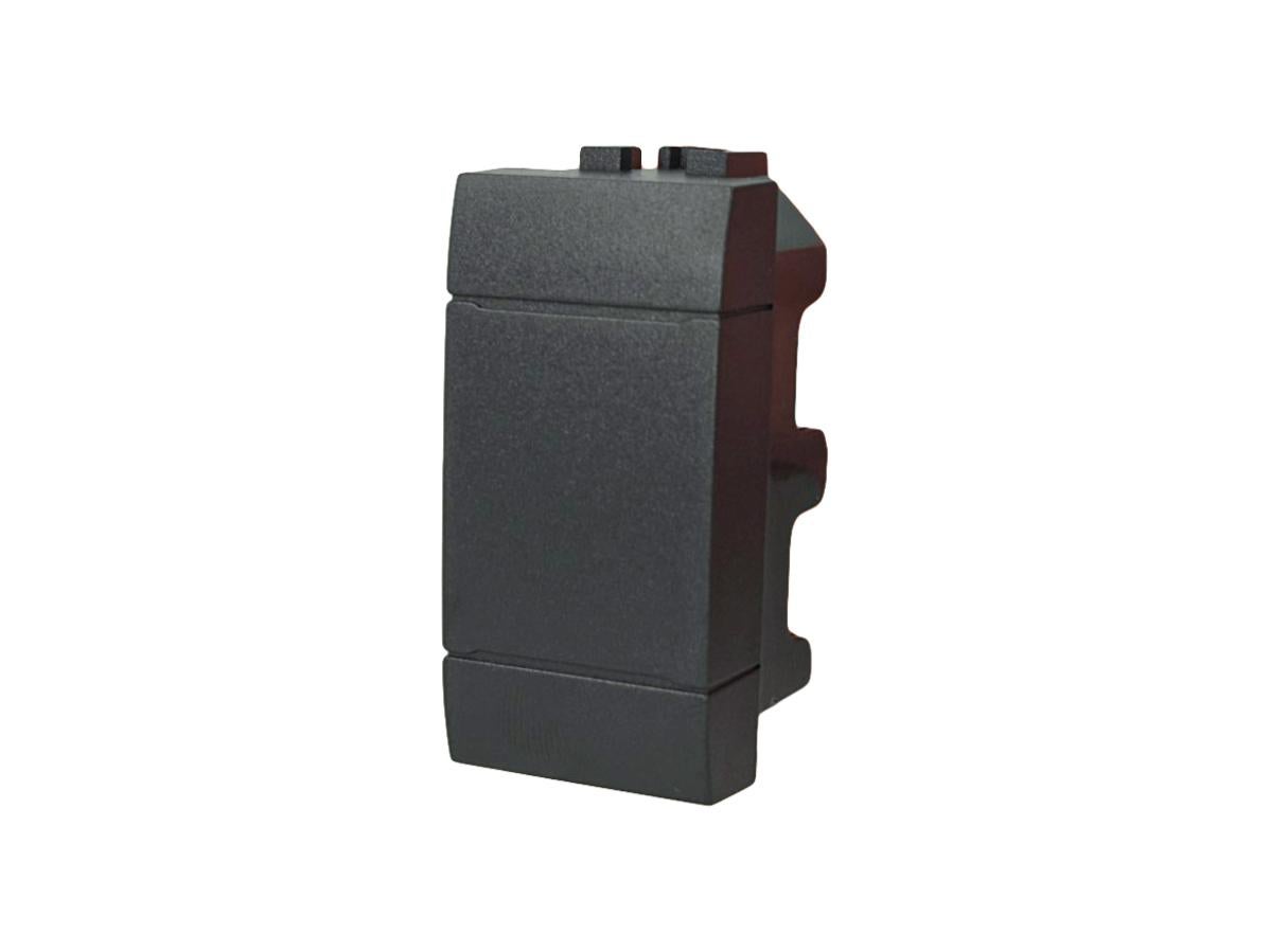 SANDASDON RJ45 CAT6 LAN-Datendose — Schwarz Mit Deckel | Kompatibel Mit Bticino Living