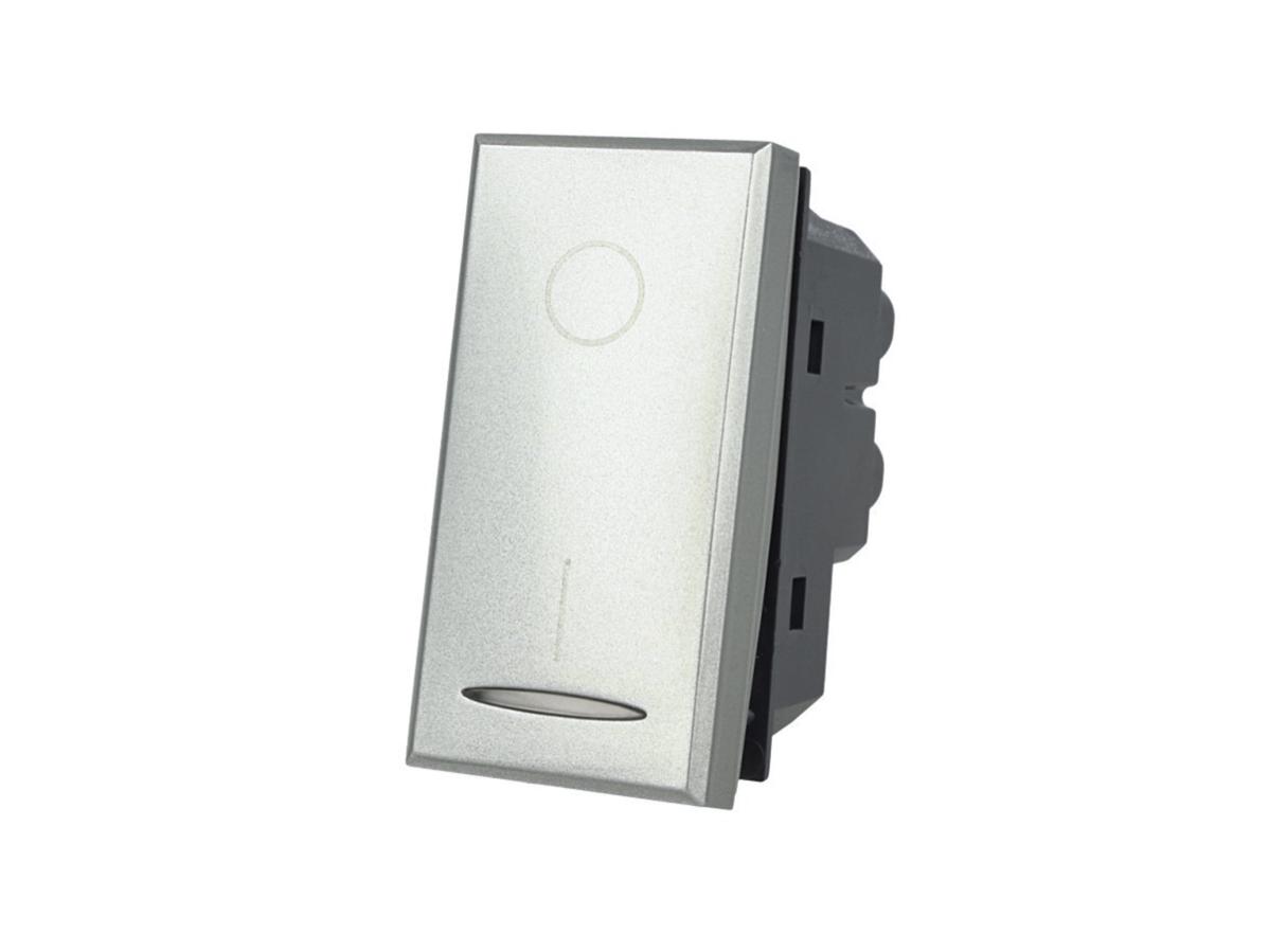 Interruttore Unipolare SANDASDON SD40001T 16A 250V – Colore Grigio, Compatibile Con Bticino Living - 3