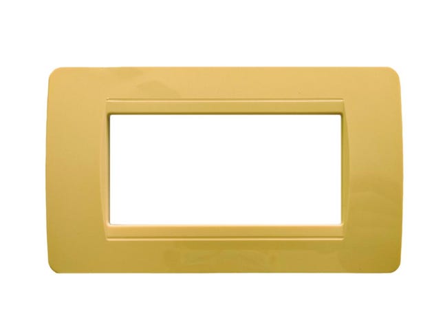 BTicino AM4803GOR Placca 3 Moduli, Oro Lucido - Foto 3