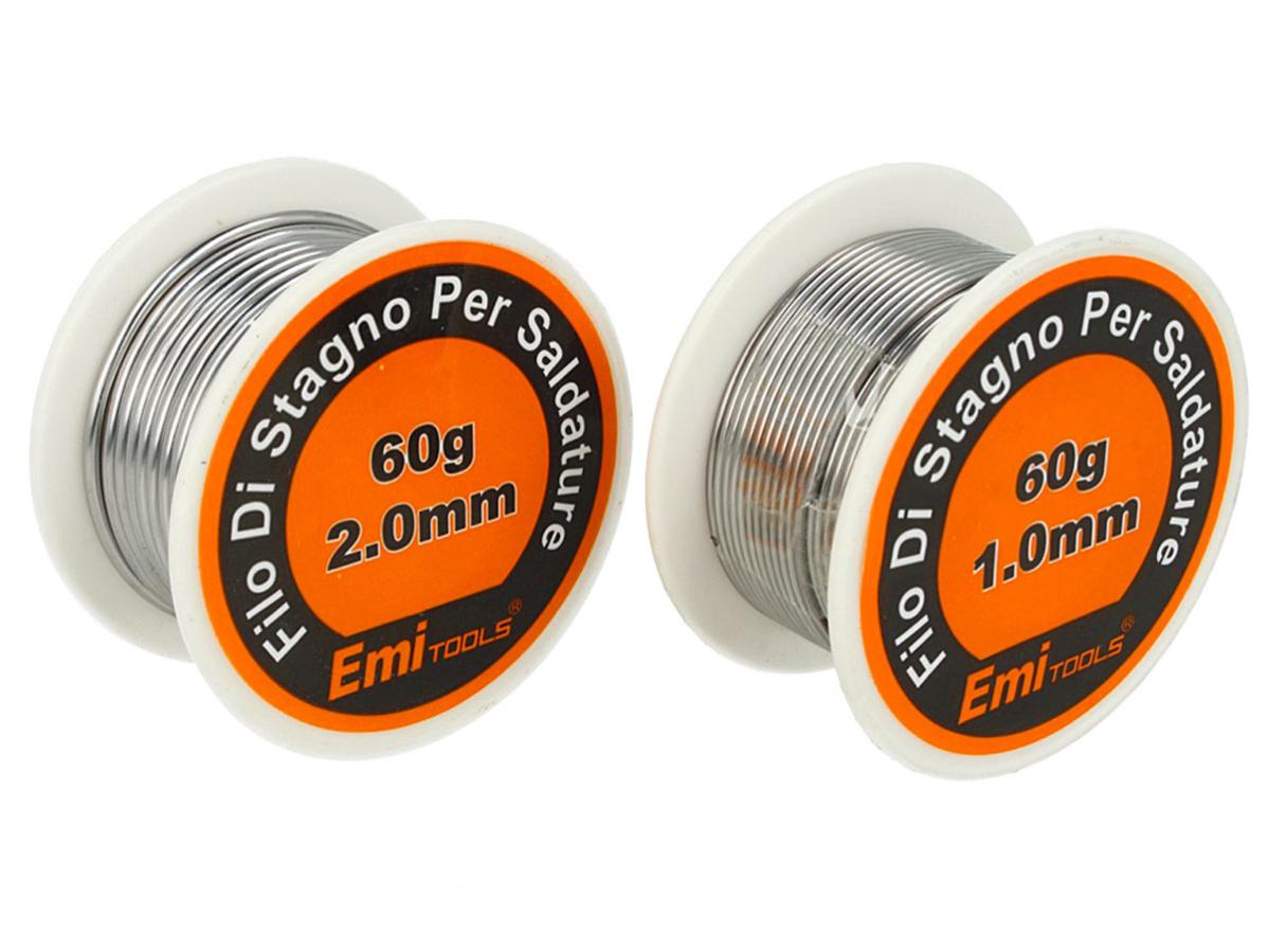 Filo Per Saldatura Senza Piombo Al 1,0 Mm – Bobina Da 500 G, Colofonia, Basso Fumo, Alta Purezza, Per Componenti Elettronici E Computer