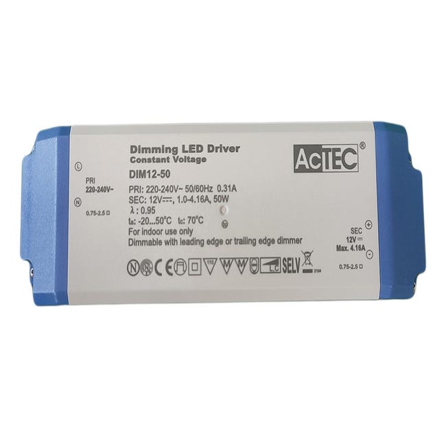 Dimmer A Filare Ehmann T25.10 - Taglio Di Fase, 230V, 50 Hz, 20-500W, Made In Germany