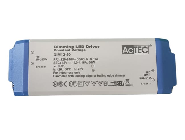 Dimmer A Filare Ehmann T25.10 - Taglio Di Fase, 230V, 50 Hz, 20-500W, Made In Germany