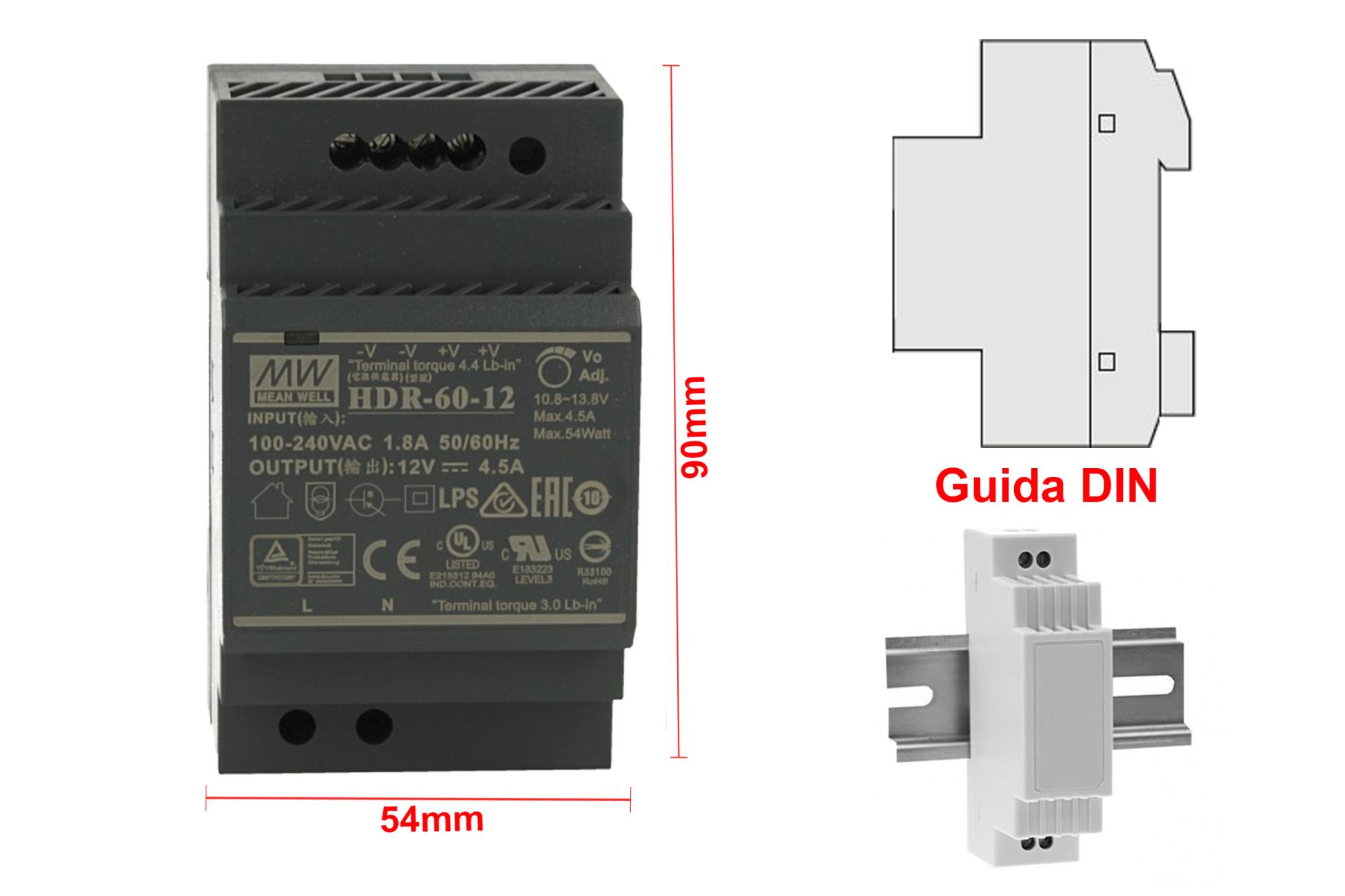 Alimentatore 12V 2.5A 30W Universale Con Spina UE - Trasformatore Per Strisce LED, Telecamere, Router E HDD - 2