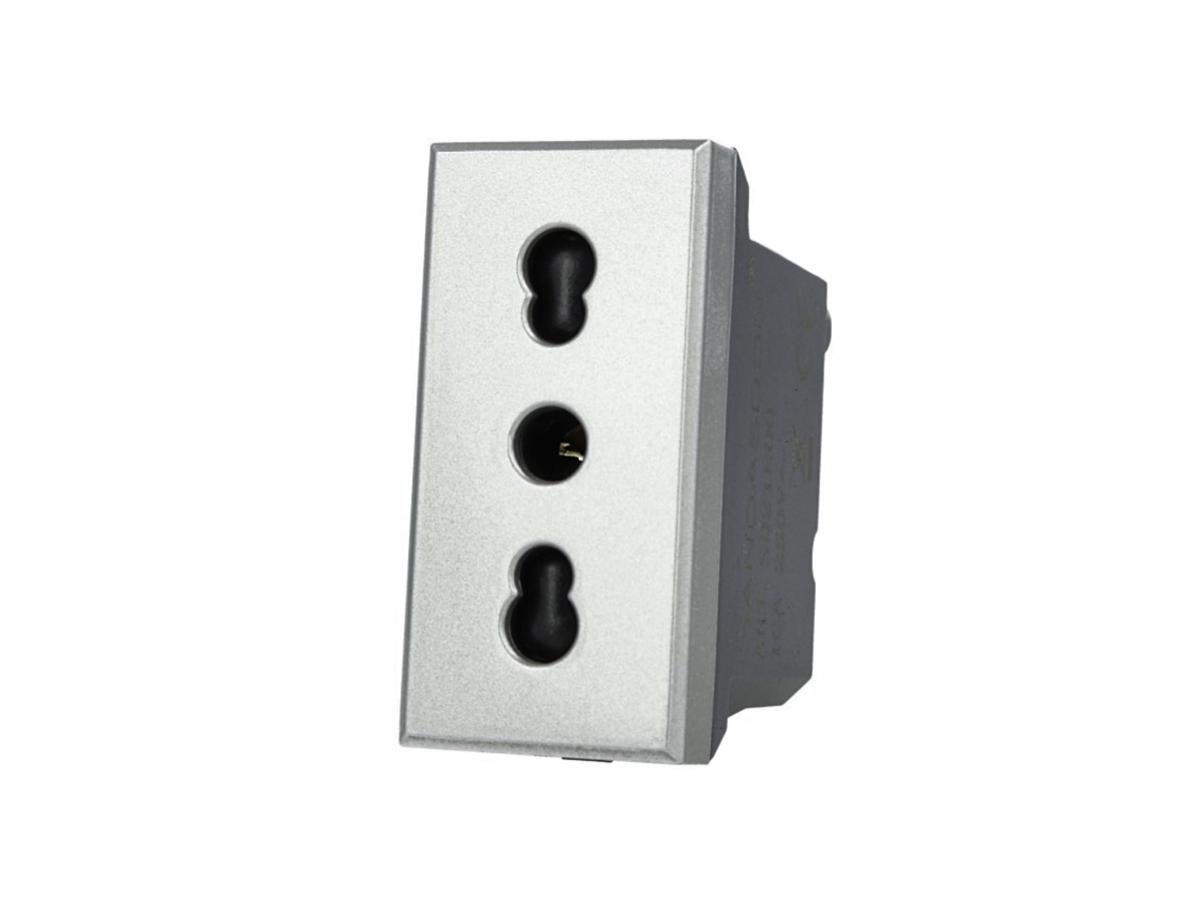 PRESA GEWISS, SYSTEM, BIPASSO, 2P+T, 10/16 A, COLORE BIANCO 036465 Cesena