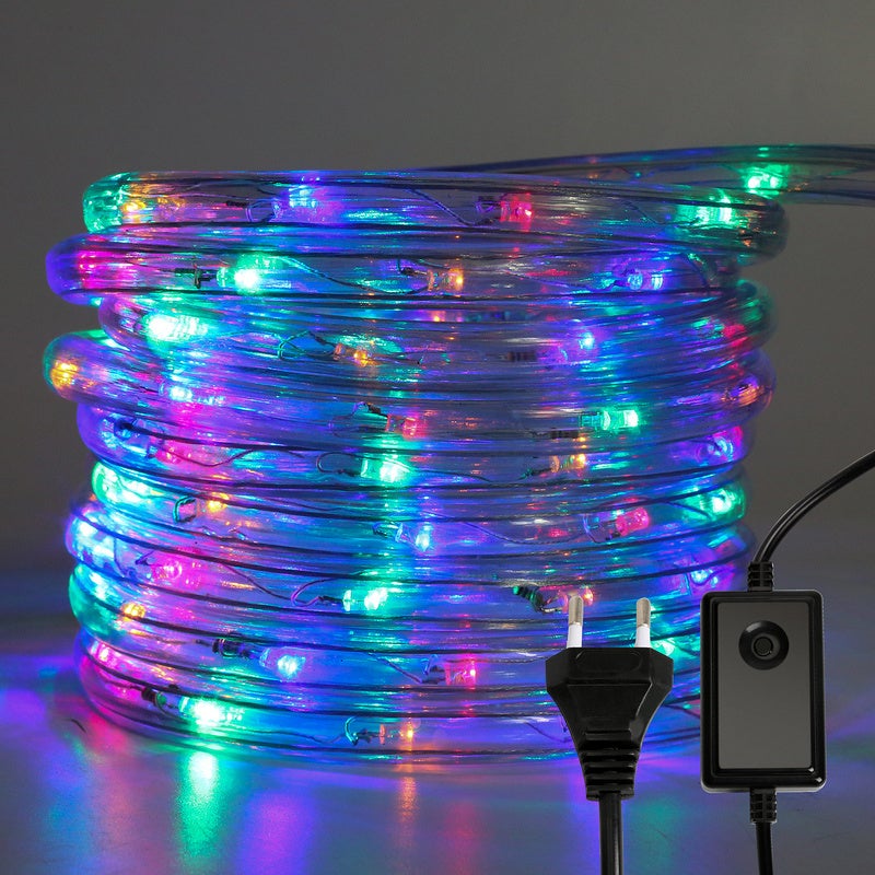 Tira de LED de neón de 2 metros - Tubo de iluminación flexible con  adaptador USB