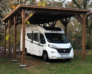 Carport pour camping-car en aluminium et polycarbonate Hegoa - 20,91 m² -  Trigano