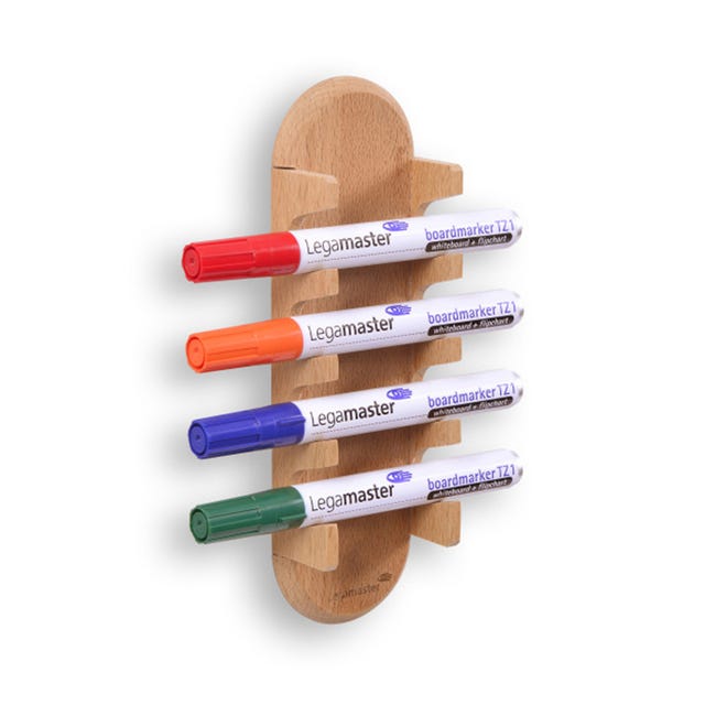 Wooden porta pennarelli magnetico - Riporre ordinatamente i pennarelli per  lavagna bianca