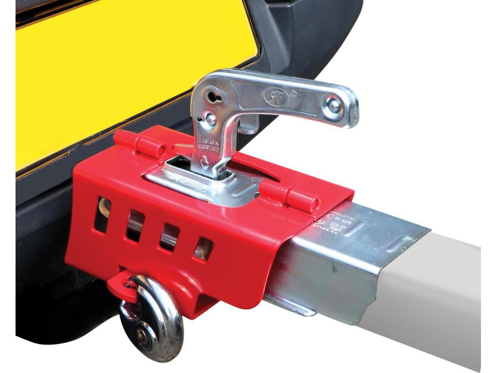 LUCCHETTO CATENACCIO RIMORCHIO 2 CHIAVI SERRATURA A SCATOLA CERNIERA Gancio Traino Metallo - Foto 11