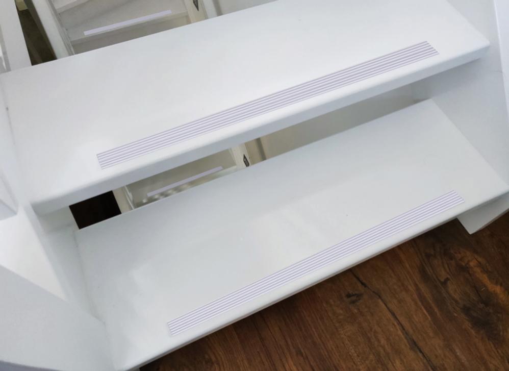 YOPEUC 15 Bandes Antidérapantes Pour Escaliers - 15x60cm Transparentes Adhésives | Pour Marches En Bois, Carrelage, Béton