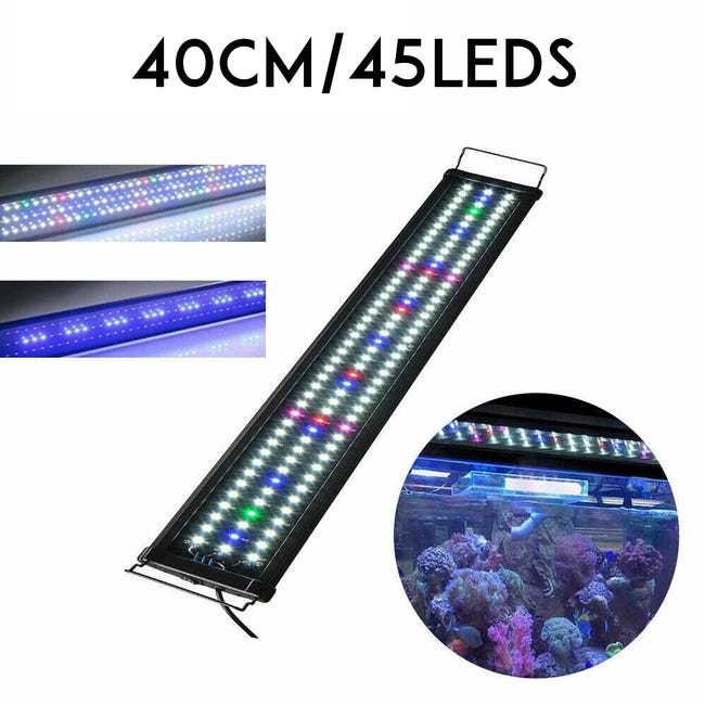 Lampada Luce LED per acquario L.40 x 12 x 2,2 cm