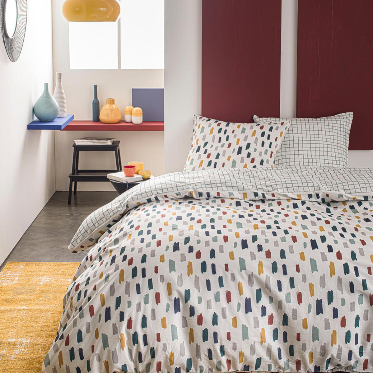 housse couette 240x260 satin de coton