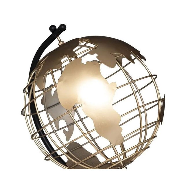 ATMOSPHERA CREATEUR D'INTERIEUR Atmosphera-Objet déco Globe en Métal Doré H  28.5 cm