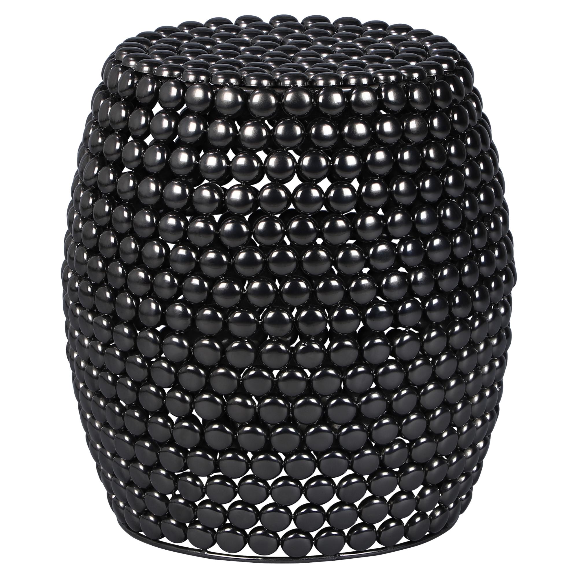 Tavolino Moderno In Vetro Temperato E Metallo Nero - 67x66x40 Cm, Minimalista Per Soggiorno, Facile Da Montare
