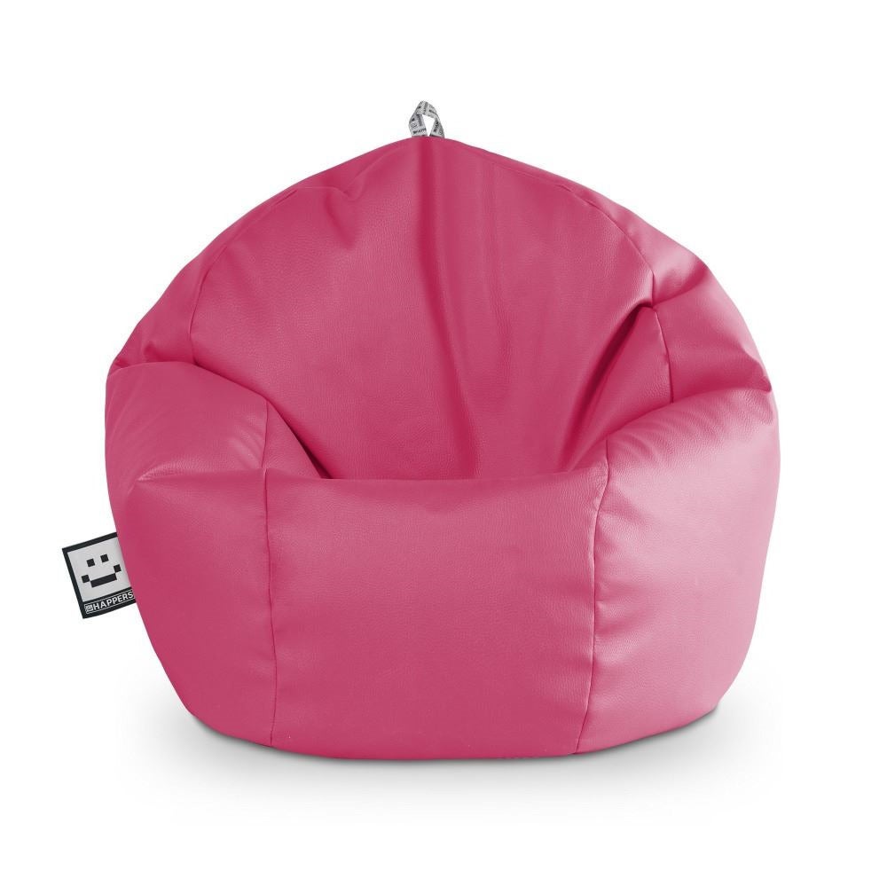 Pouf Poltrona Sacco in Similpelle Indoor Rosa Happers