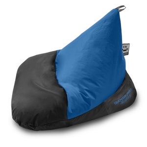 Pouf Poltrona Sacco in Similpelle Indoor Cielo blu Happers