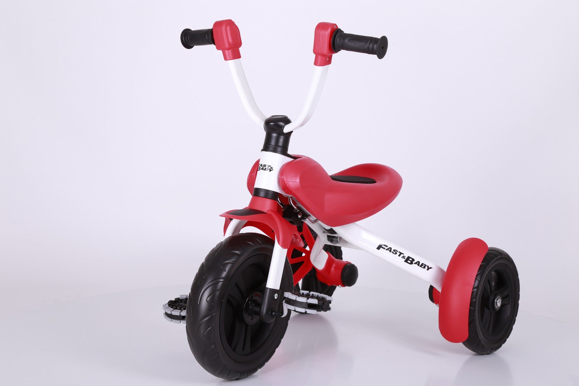 Tricycle pour enfant FAST AND BABY, pliable, roue arrière détachable,  pédale semi-caoutchouc anti dérapant