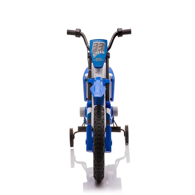 Moto électrique pour enfant FAST AND BABY, 12V, 2 moteurs, démarrage  progressif, roulettes stabilisatrices