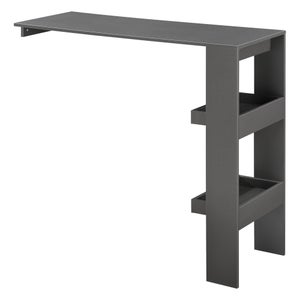 Tavolo bar + sgabello Vicco 117 cm nero/antracite