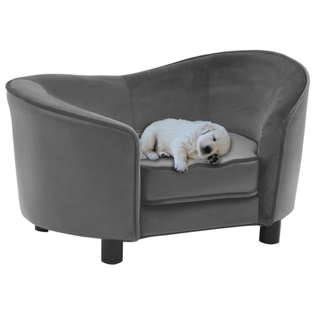 Oriana Hondenbank 69x49x40 cm pluche bruin