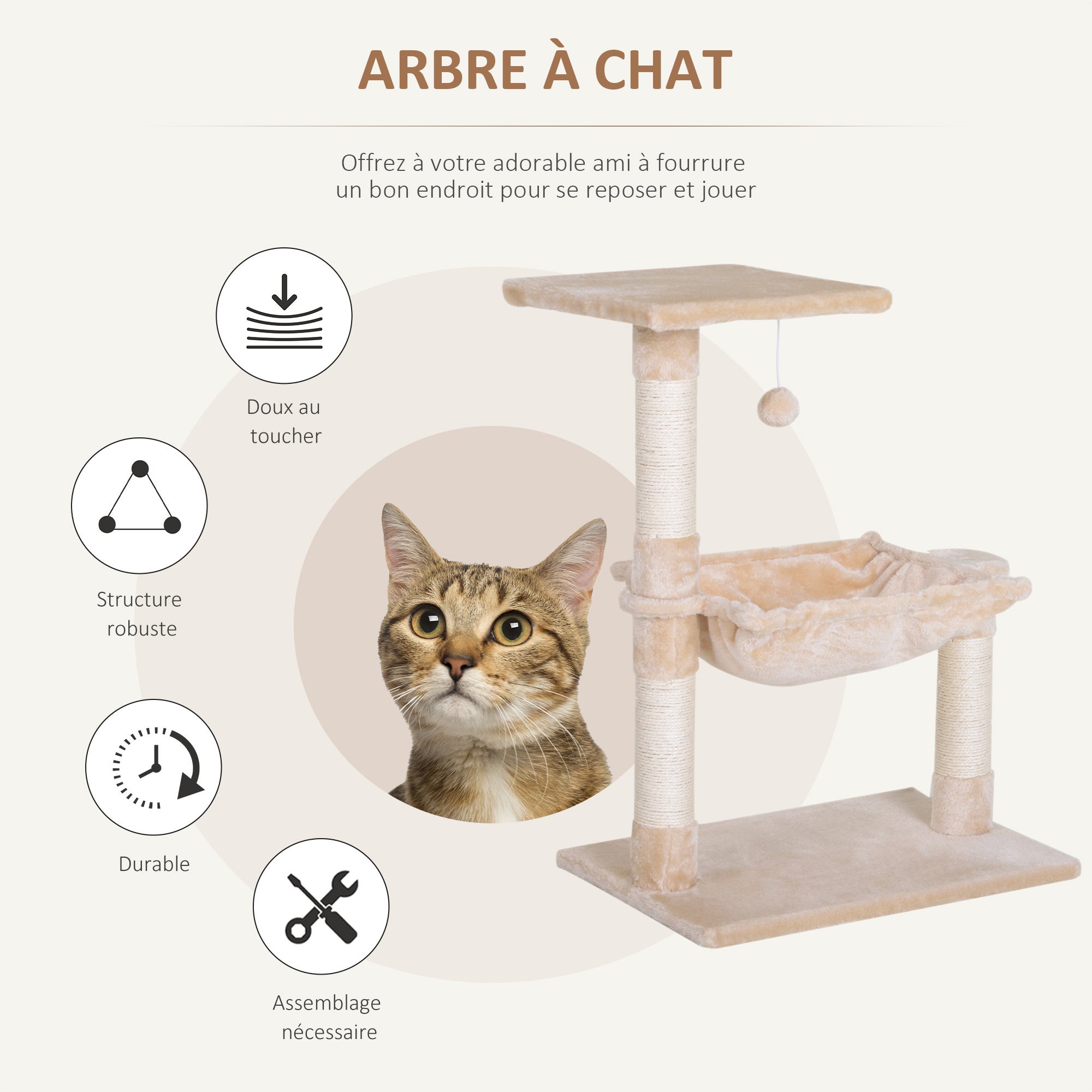 Arbre Chat Suspendu Au Meilleur Prix Leroy Merlin