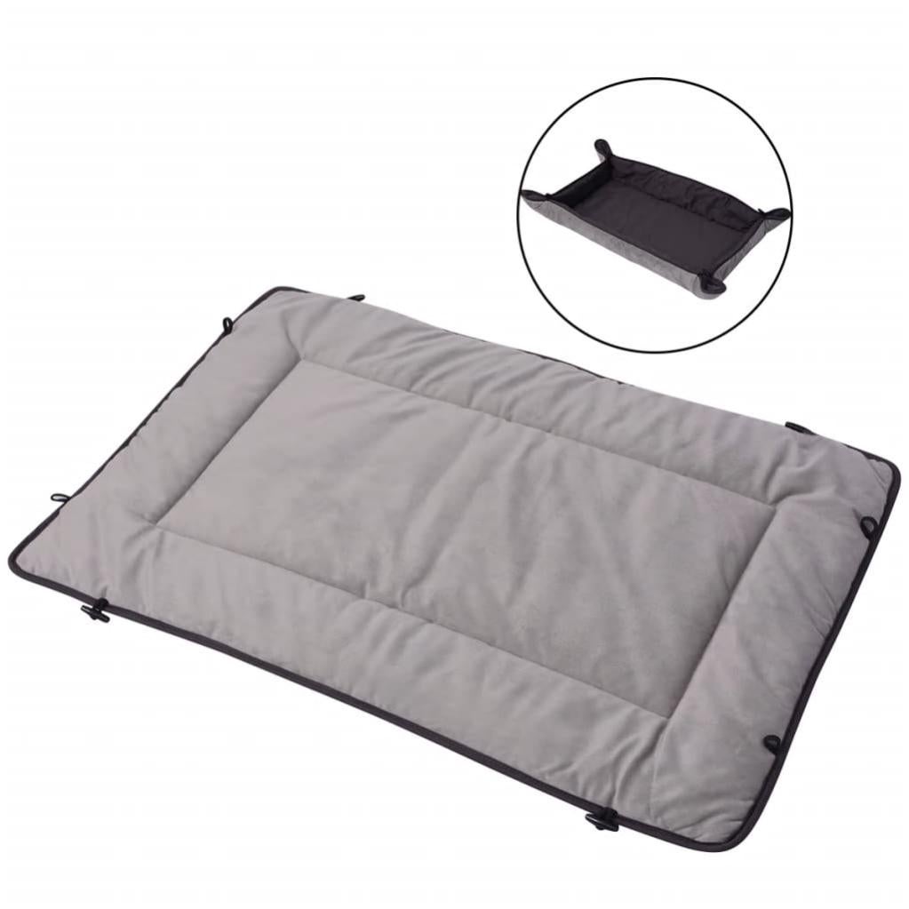 VidaXL Lettino Prendisole Grigio, 186x60x29 Cm, In PP Con Schienale Regolabile 4 Posizioni, Effetto Rattan, Per Esterno