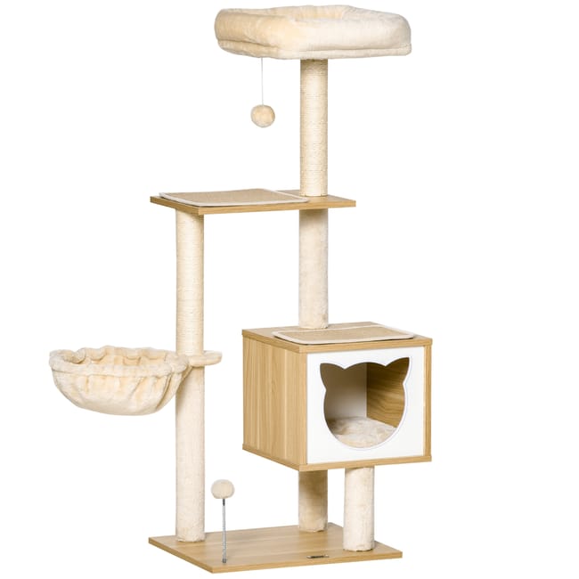 Arbre A Chat Multi Equipement H126 Cm Beige Leroy Merlin Arbre A Chat Multi Equipement H126 Cm Beige Leroy Merlin