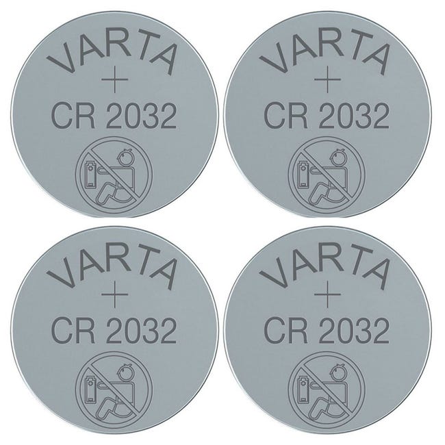 2 Piles CR2032 Varta Bouton Lithium 3V