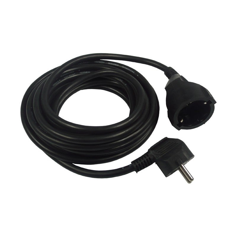 Electraline 11701 Couronne de Cable H05 VV-F 3G1 10M Noir 