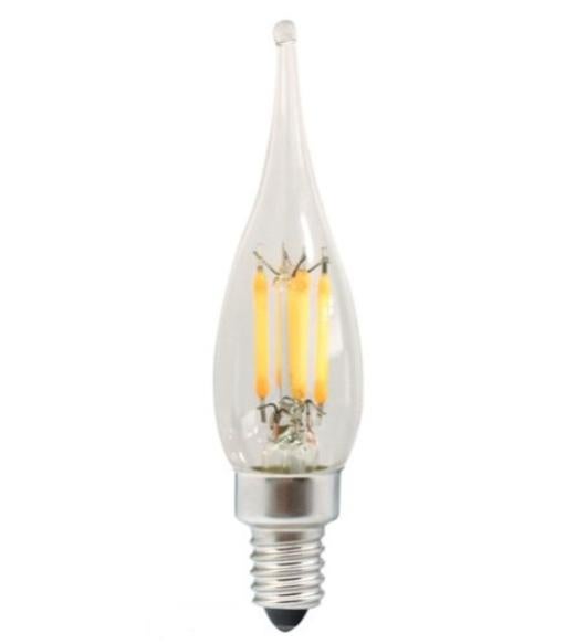 Girard Sudron Petite ampoule Flamme GS1 Filament LED 1.5W E10 Blanc