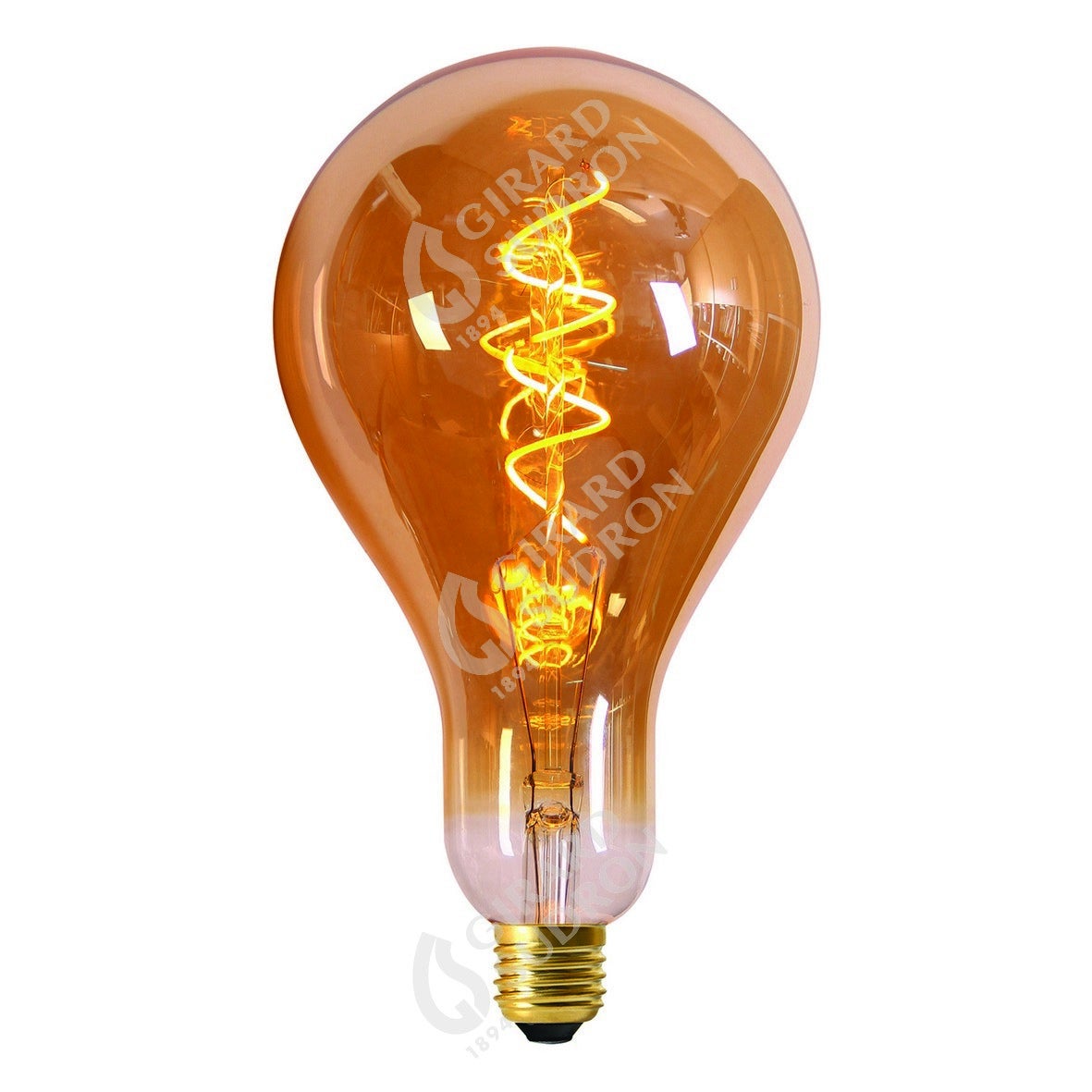 Girard Sudron Ampoule Edison LED E27 4W couleur ambrée 