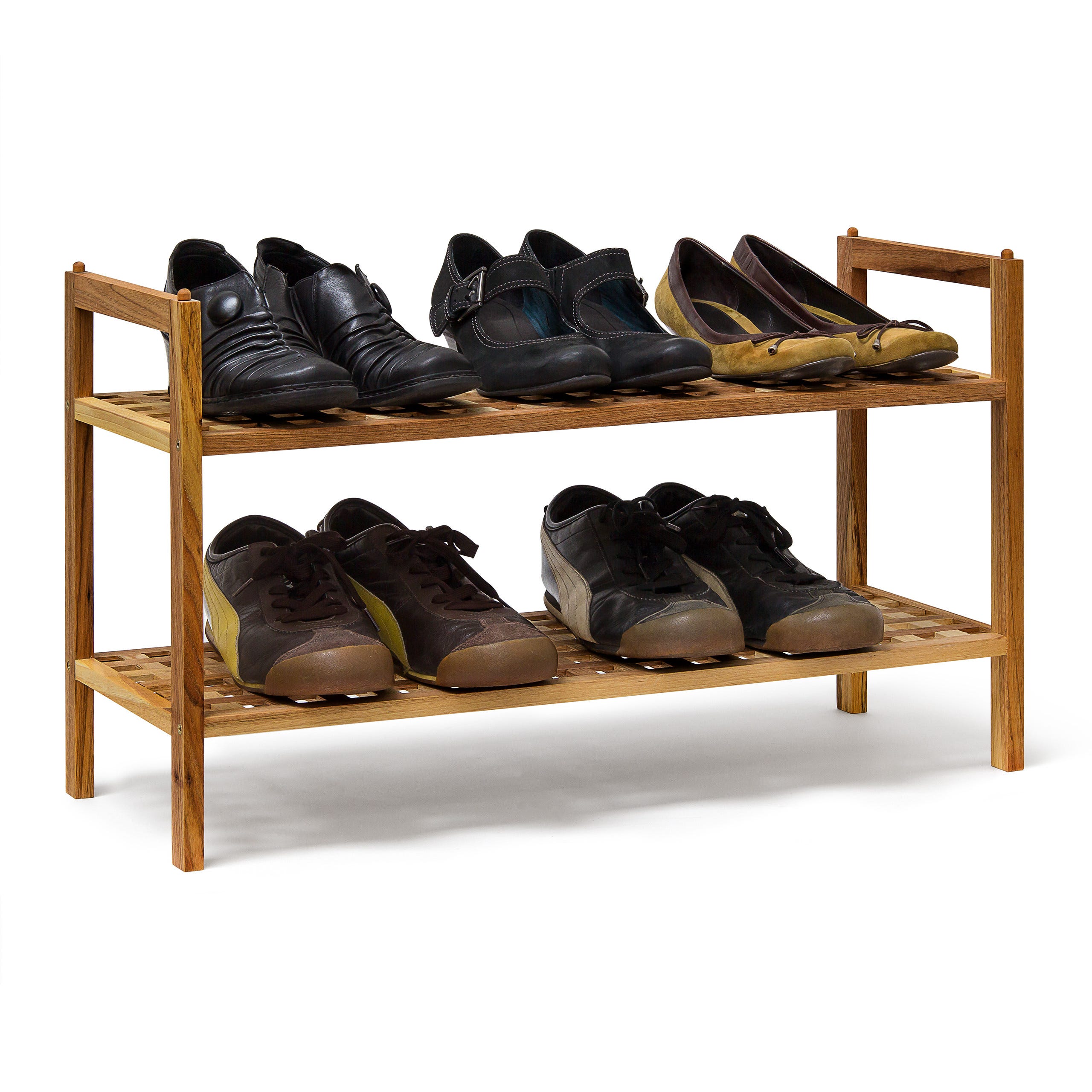 Etagère chaussures verticale en bois