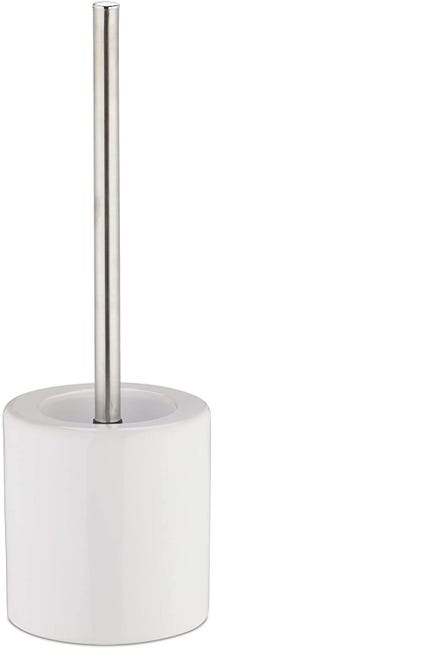 Porte Brosse Wc Ceramique Avec Brosse Et Tete Changeable Poignee En Metal Rond Blanc 13 2 Leroy Merlin Porte Brosse Wc Ceramique Avec Brosse Et Tete Changeable Poignee En Metal Rond Blanc 13 2 Leroy Merlin