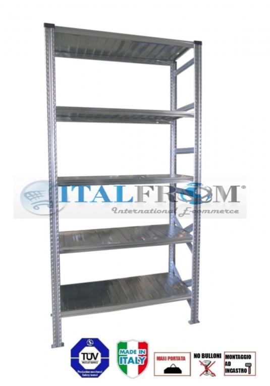 WOLTU Scaffale Da Cucina A 5 Ripiani. Mobile Porta Microonde Salvaspazio Con 10 Ganci Scaffalatura In Legno E Metallo Stile Industriale 60x38x152cm 64302373 - Foto 2