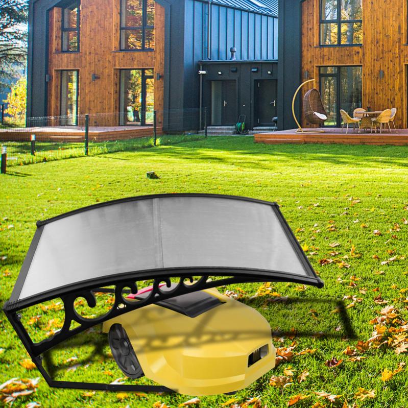 Garage Per Robot Tosaerba In Plastica PP - 106x87x50cm, Resistente Ai Raggi UV, Bianco - Foto 9